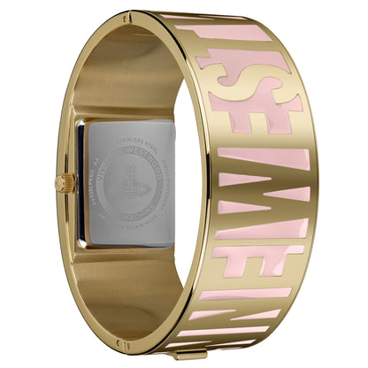 Vivienne Westwood Belvoir 25mm Pink Gold Bangle Watch