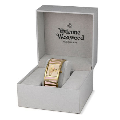 Vivienne Westwood Belvoir 25mm Pink Gold Bangle Watch