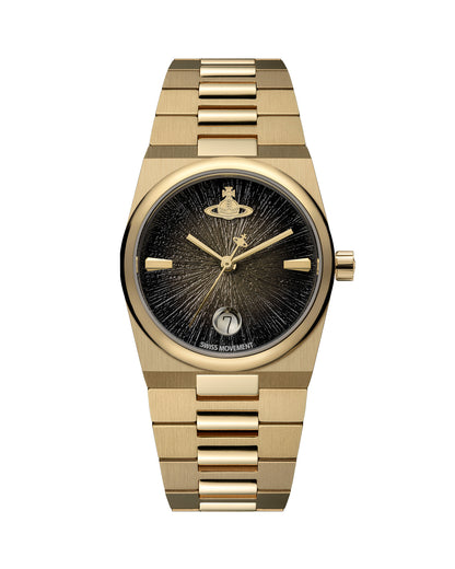 Vivienne Westwood The Hoxton 28mm Gold Strap Watch