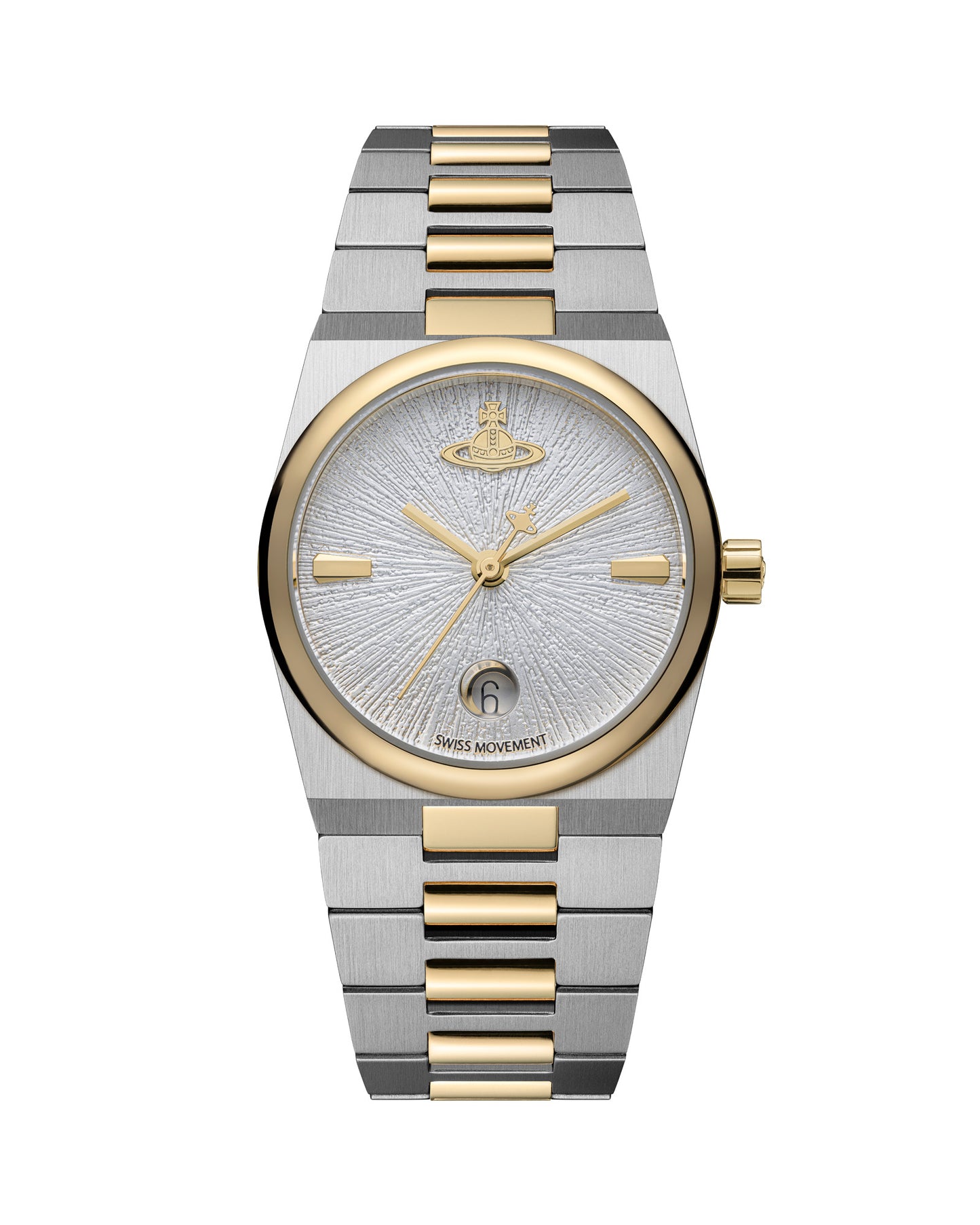 Vivienne Westwood The Hoxton 28mm Two Tone Strap Watch