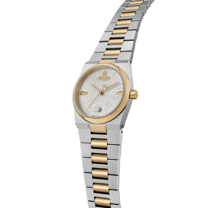 Vivienne Westwood The Hoxton 28mm Two Tone Strap Watch