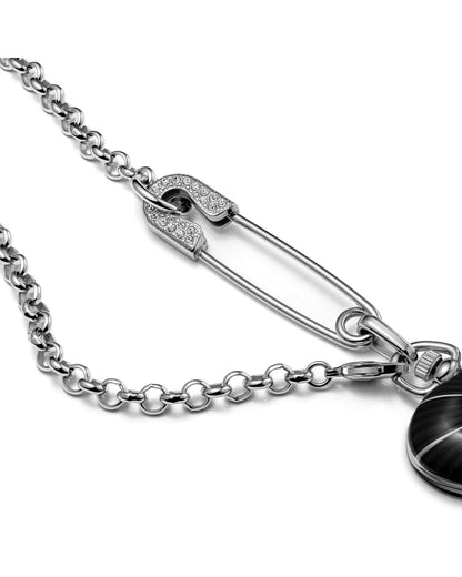 Vivienne Westwood Heart Pendant 32mm Black  Watch