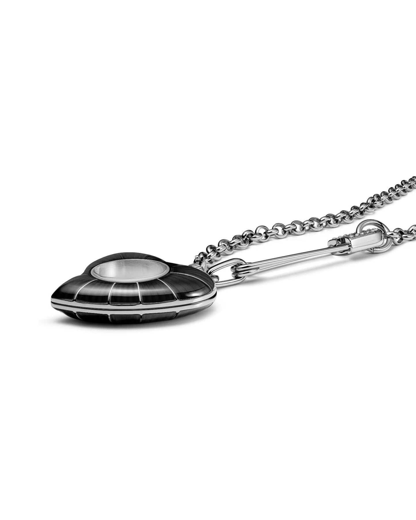 Vivienne Westwood Heart Pendant 32mm Black  Watch