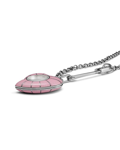 Vivienne Westwood Heart Pendant 32mm Pink Watch