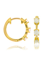 Load image into Gallery viewer, CHIC NOEL TRILOGY HOOP EARRINGS GOLD