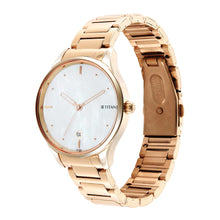 Load image into Gallery viewer, Titan Pastel Dreams White Mother Of Pearl Dial Analogue Metal Strap watch for Women