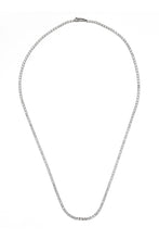 Load image into Gallery viewer, SYDNEY SOIRÉE 2MM TENNIS NECKLACE 42CM SILVER