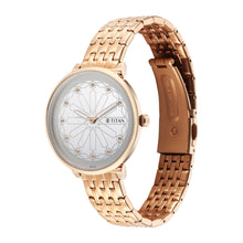 Load image into Gallery viewer, Titan Marhaba Silverwhite Dial Women Watch With Stainless Steel Strap