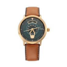 Load image into Gallery viewer, Titan Maritime Green Dial Analogue Leather Strap watch for Men