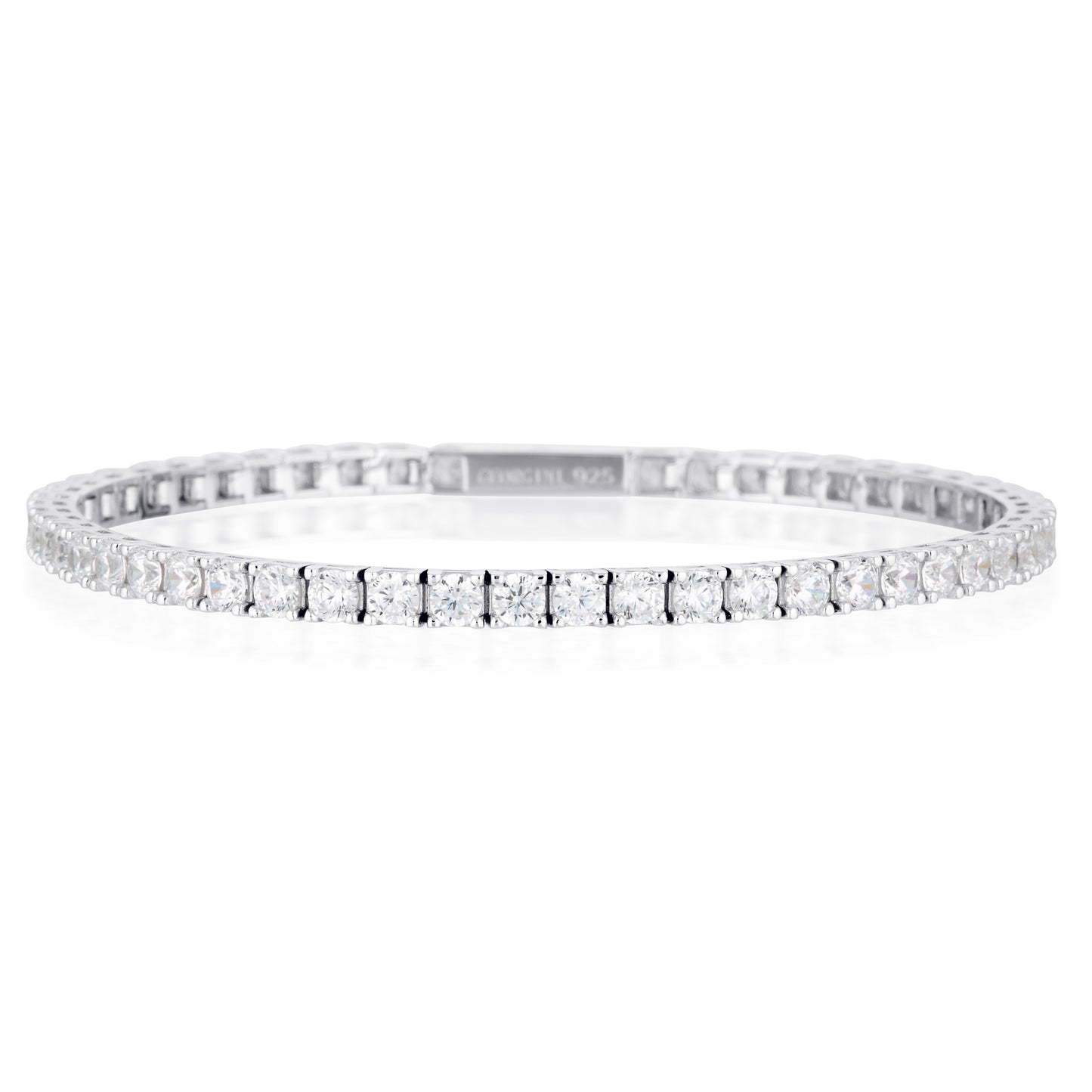 SELENA 3MM TENNIS BRACELET 17.5CM SILVER