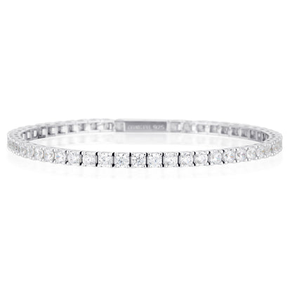 SELENA 3MM TENNIS BRACELET 17.5CM SILVER