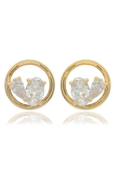 CHIC NOEL TOI ET MOI CIRCLE EARRINGS GOLD