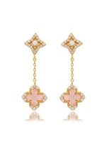 Load image into Gallery viewer, SYDNEY SOIRÉE FAIRWATER MOTHER OF PEARL DROP EARRINGS GOLD