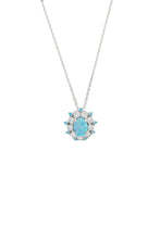 Load image into Gallery viewer, OPAL GLOW BARANGAROO BLUE CREATED OPAL PENDANT