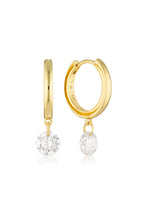 Load image into Gallery viewer, MIRAGE ALICE DROPLET EARRINGS GOLD