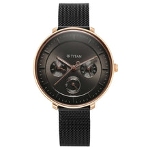 Load image into Gallery viewer, Titan Noir Anthracite Dial Women Watch With Stainless Steel Strap