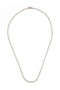 SYDNEY SOIRÉE  2MM TENNIS NECKLACE 42CM GOLD