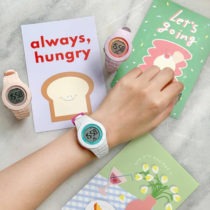 ICE digit - White turquoise