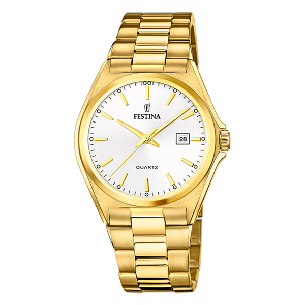 Festina  Classic 40mm Gold Stainless Steel  Watch