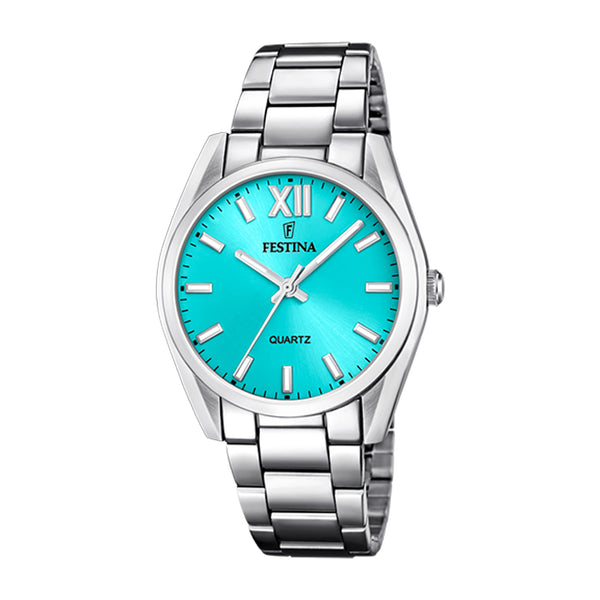 Festina  Alegria 36.8mm Light Blue Dial Stainless Steel  Watch