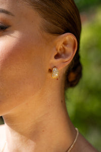 SYDNEY SOIRÉE DOUBLE BAY EARRINGS GOLD