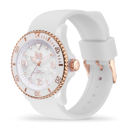 ICE crystal - White rose-gold - Smooth