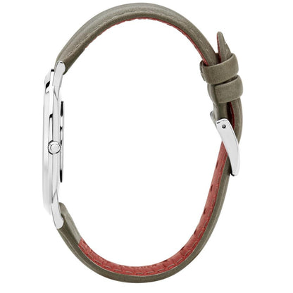 Rose & Coy Pinnacle Ultra Slim 40mm Silver | Sage Dial | Sage Leather Strap Watch