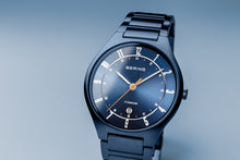 Load image into Gallery viewer, Bering Titanium Mat Blue Watch