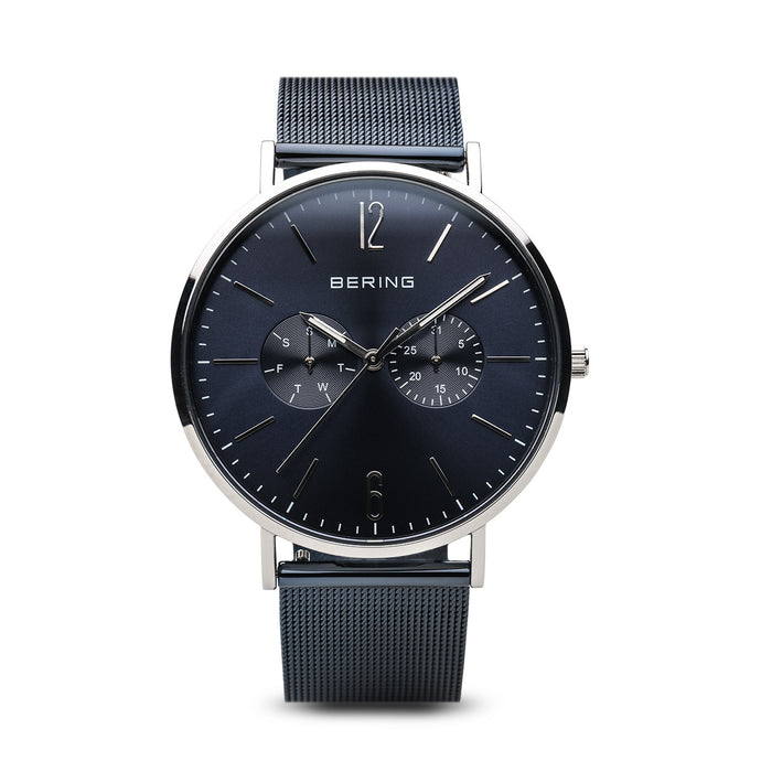 Bering Classic Polished Silver Watch