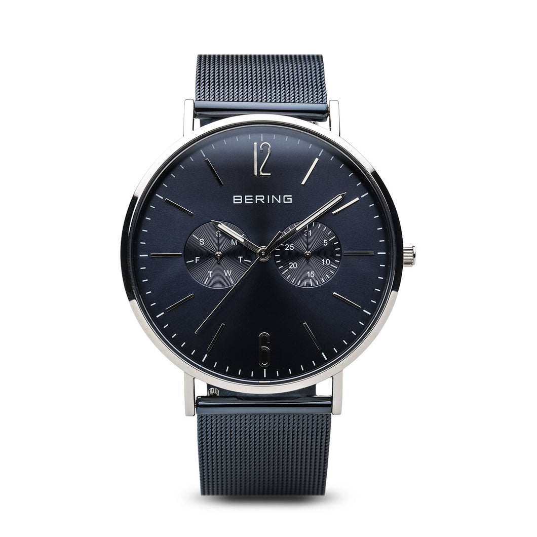 Bering Classic Polished Silver Watch