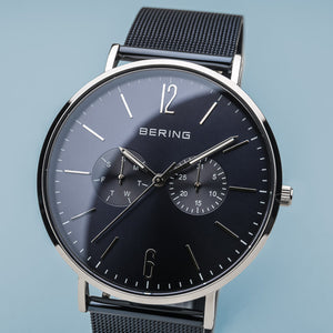 Bering Classic Polished Silver Watch