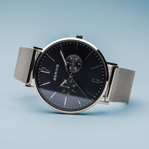 Bering Classic Polished Silver Watch