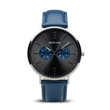 Load image into Gallery viewer, Bering Classic Polished Silver Black Watch