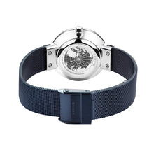 Load image into Gallery viewer, Bering Ladies Brushed Silver Solar Blue Watch