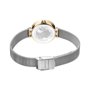 Bering Ladies Slim Solar White Watch