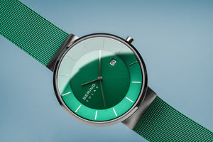 Bering Slim Solar Silver Charity Watch