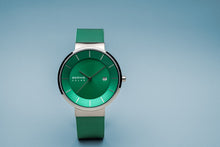 Load image into Gallery viewer, Bering Slim Solar Silver Charity Watch