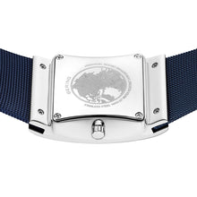 Load image into Gallery viewer, Bering Men&#39;s Slim Solar Rectangular Blue Watch