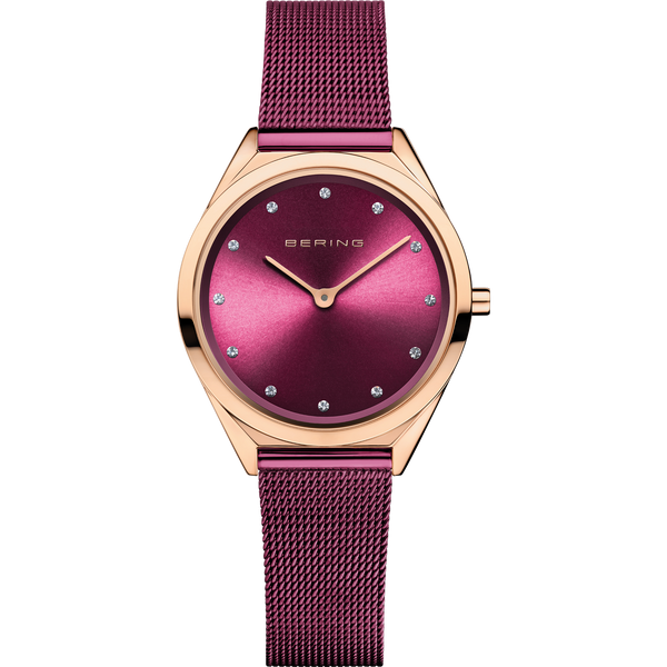 Bering Ladies Ultra Slim Purple Watch
