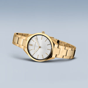 Bering Ladies Ultra Slim Gold Watch