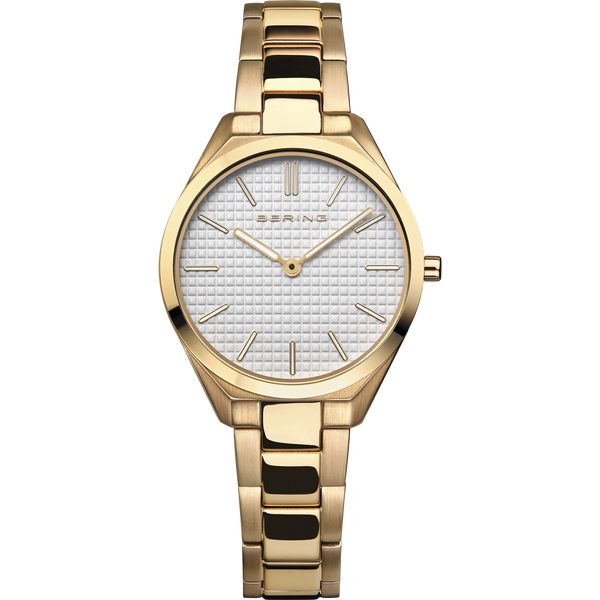 Bering Ladies Ultra Slim Gold Watch