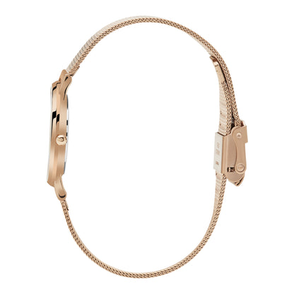 Rose & Coy Petite Pinnacle Ultra Slim 30mm Rose Gold | Mesh Strap Watch
