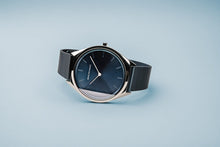 Load image into Gallery viewer, Bering Ultra Slim Blue Mesh Watch