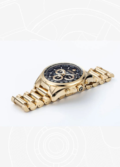 Roamer Rockshell Mark III Gold Chronograph