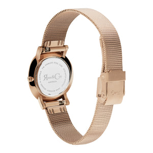 Rose & Coy You had me at hello 30mm Rose Gold | Mesh Strap Watch