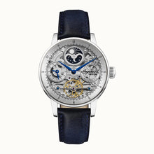 Load image into Gallery viewer, Ingersoll The Jazz Automatic Silver Blue Leather Watch