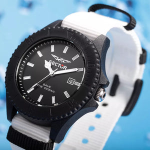 Sector Save The Ocean White Nato Watch