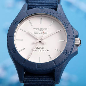 Sector Ladies Save The Ocean Blue Nato Watch