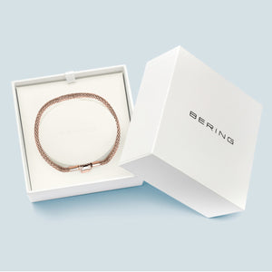 Bering Arctic Symphony Rose Gold Bracelet Medium