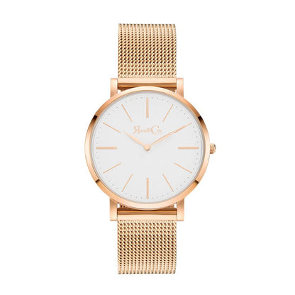 Rose & Coy Mini Pinnacle Ultra Slim 34mm Rose Gold | Mesh Strap Watch